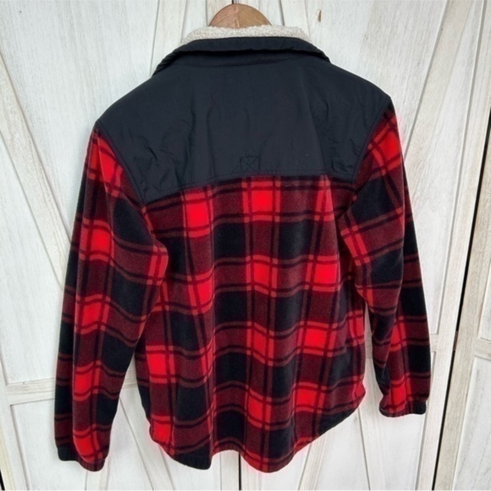 ✨Columbia Women's Black and Red Plaid Utility Mountain Jacket - Picture 5 of 9
